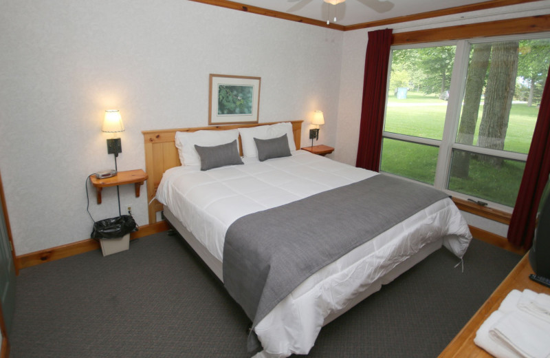 Guest room at Elmhirst's Resort.