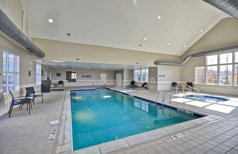 Indoor pool at Residence Inn St. Louis O'Fallon.