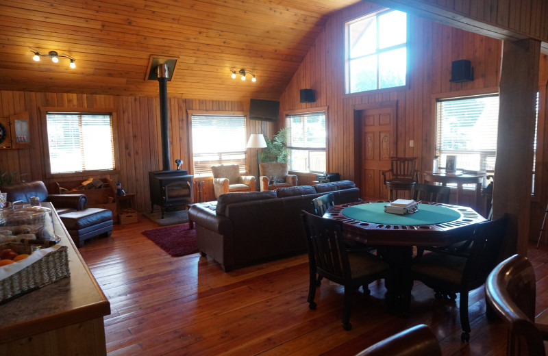 Lobby at Walters Cove Resort.