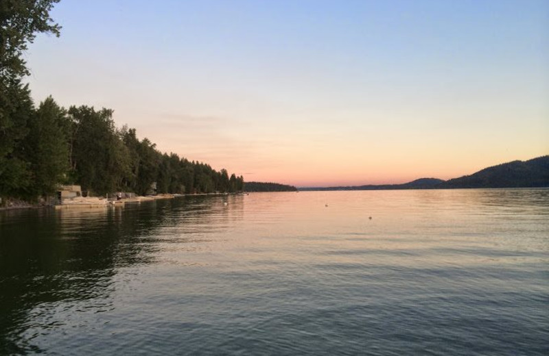 Lake view at Five Star Rentals of Montana.