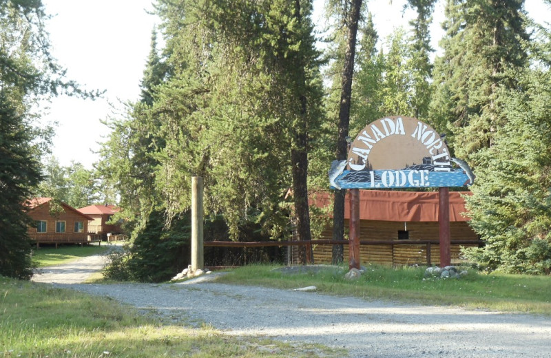 Entrance to Canada North Lodge