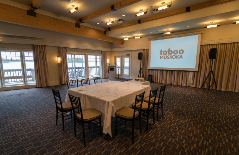 Meetings at Taboo Muskoka.