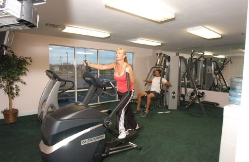 Fitness room at Cayo grande Suites Hotel.