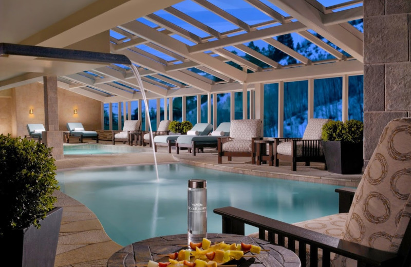 Indoor pool at One Ski Hill Place.