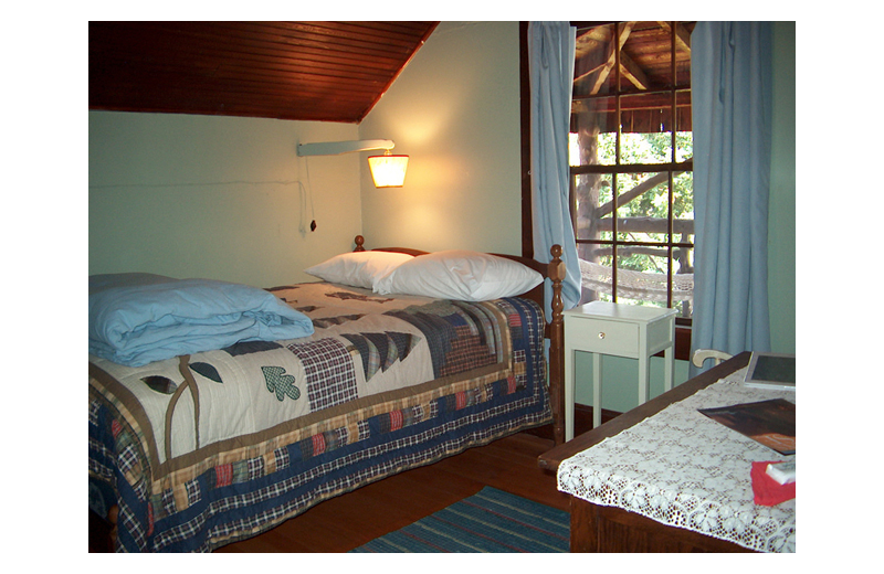 Guest room at Sweet Grass Ranch.