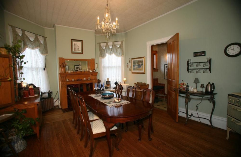 Dining room at Inn at Ludington.