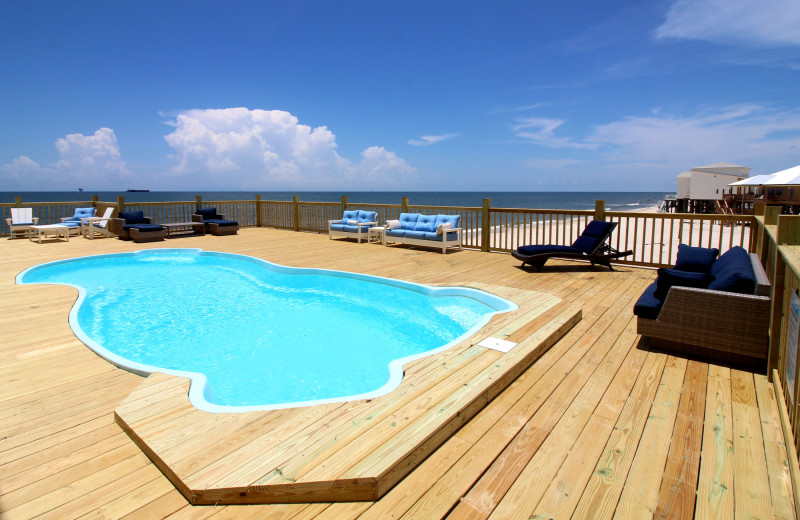 Rental private swimming pool at Boardwalk Realty Inc.