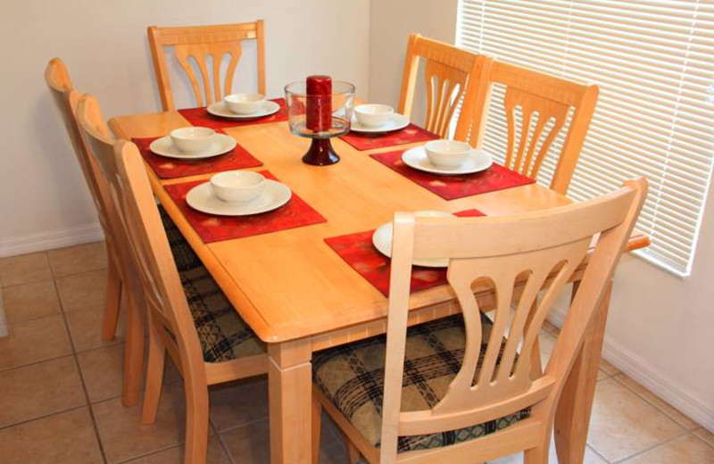 Dining Area at Advantage Vacation Homes