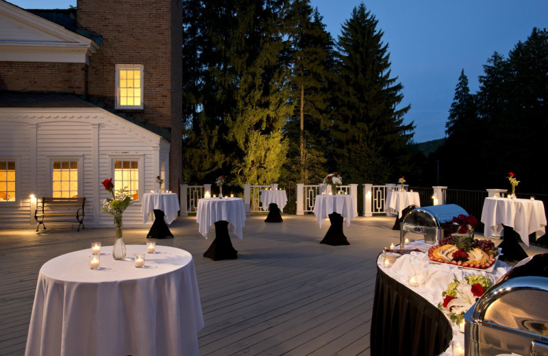 Patio at The Cooper Inn.