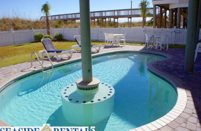 Pool View at Seaside Rentals