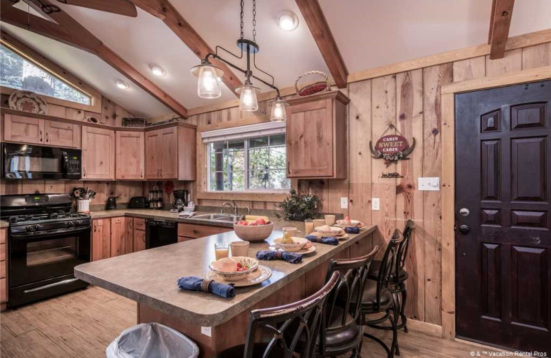 Rental kitchen at Vacation Rental Pros - Ruidoso.