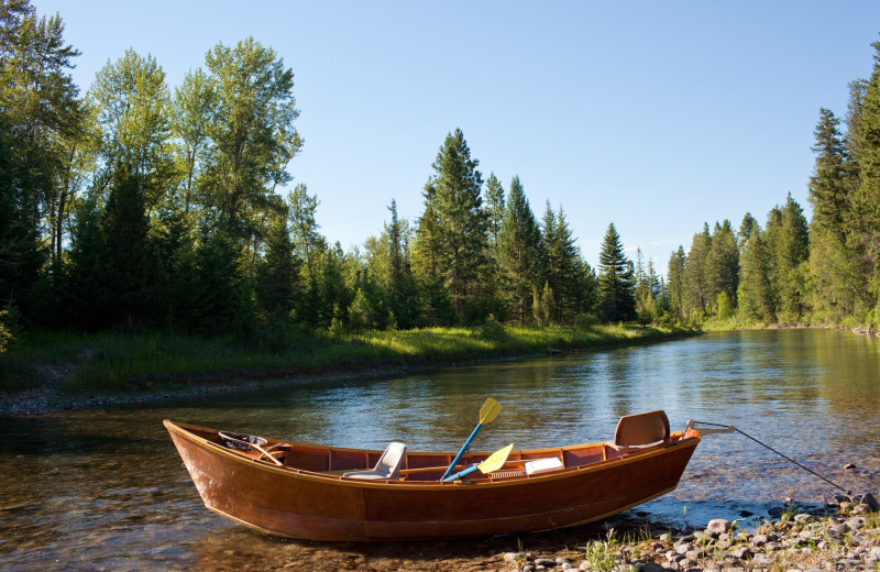 Fishing at Gentry River Ranch.