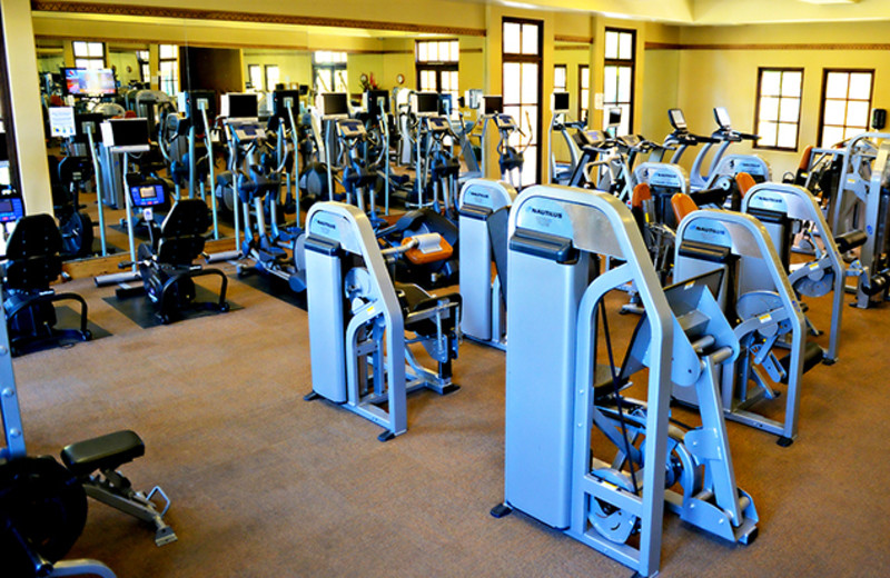 Fitness room at The Wigwam Resort.