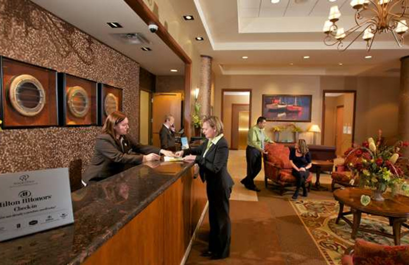 Lobby at the hotel