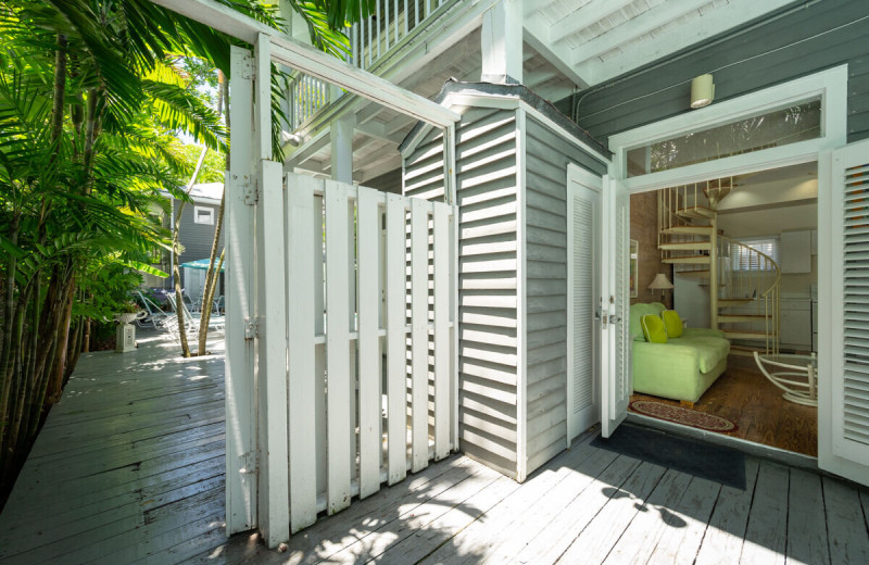 Guest deck at Ambrosia Key West, LLC - A Key West Bed 