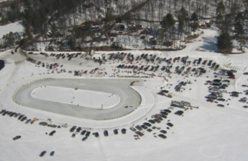 Aerial view of Pitlik's Sand Beach Resort.