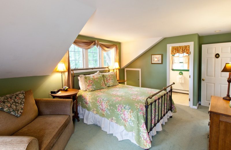 Guest room at Candleberry Inn.