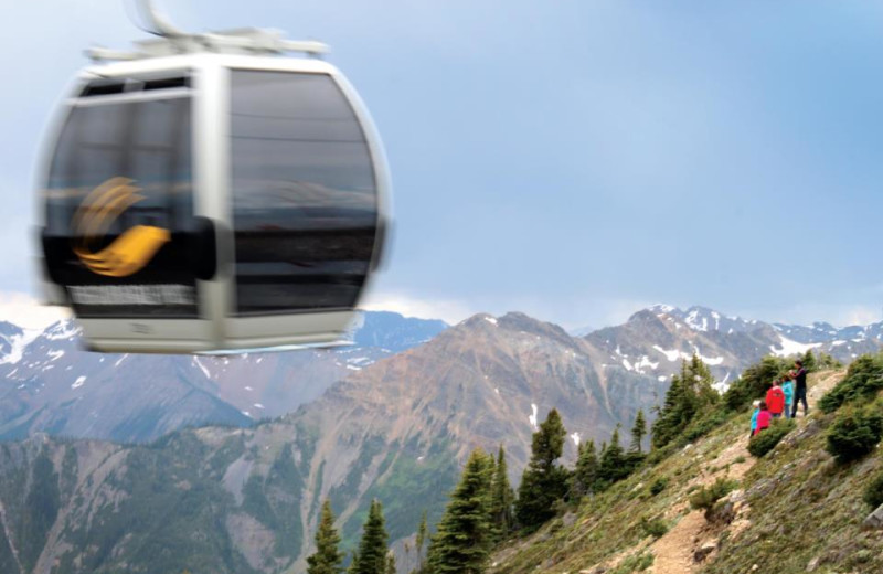 Gondola at Kicking Horse Resort.