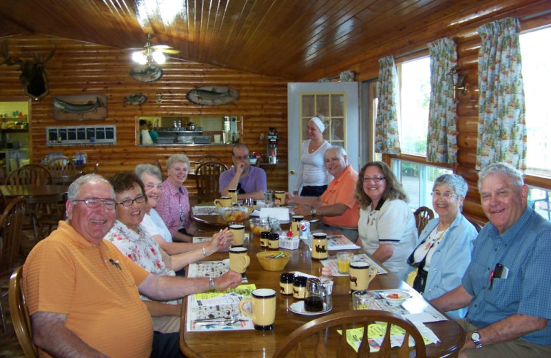 Family Dining at Canada North Lodge