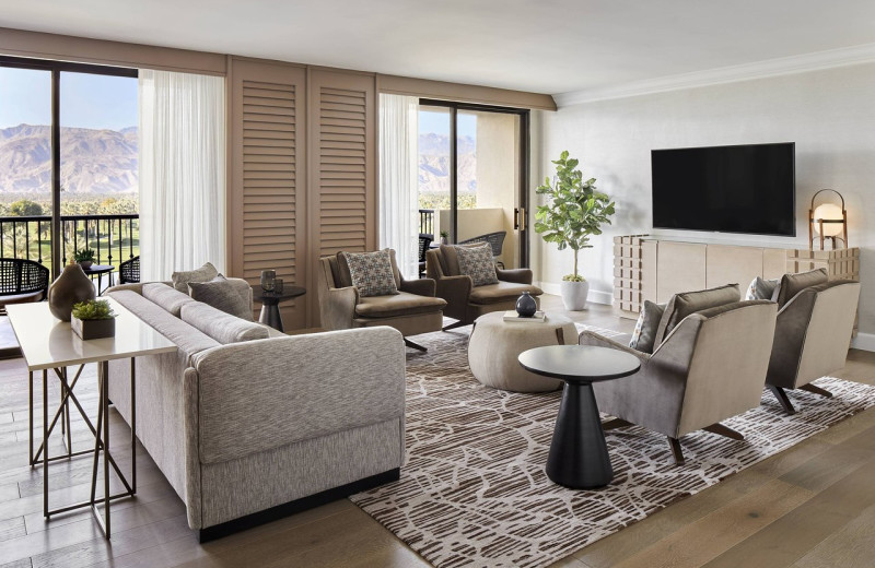 Guest room at JW Marriott Desert Springs Resort & Spa.