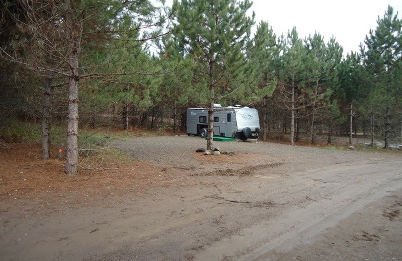 RV campsite at The Red Door Resort.