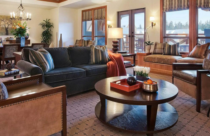 Suite interior at Four Seasons Resort Whistler.