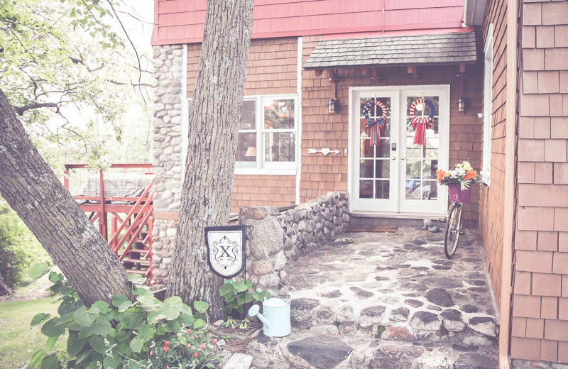 Cabin exterior at The Hideaway at Xanadu Island.