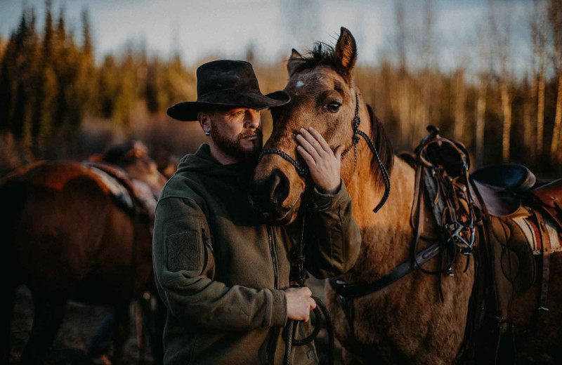 Horseback riding at Big Creek Lodge.