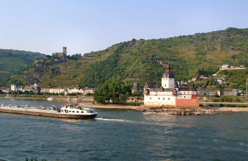 Exterior view of Castle Hotel Burg Gutenfels.