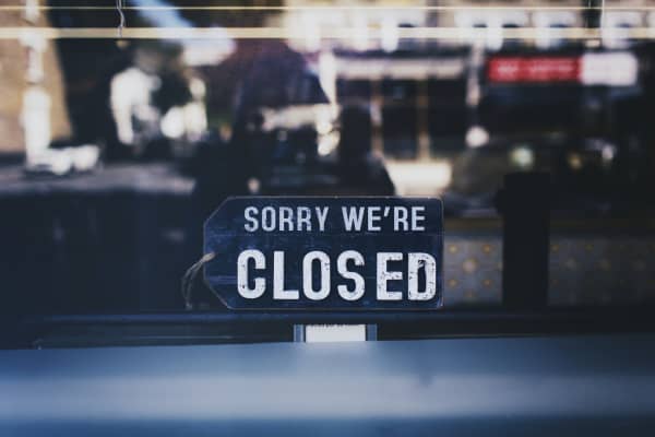 Restaurant closed.