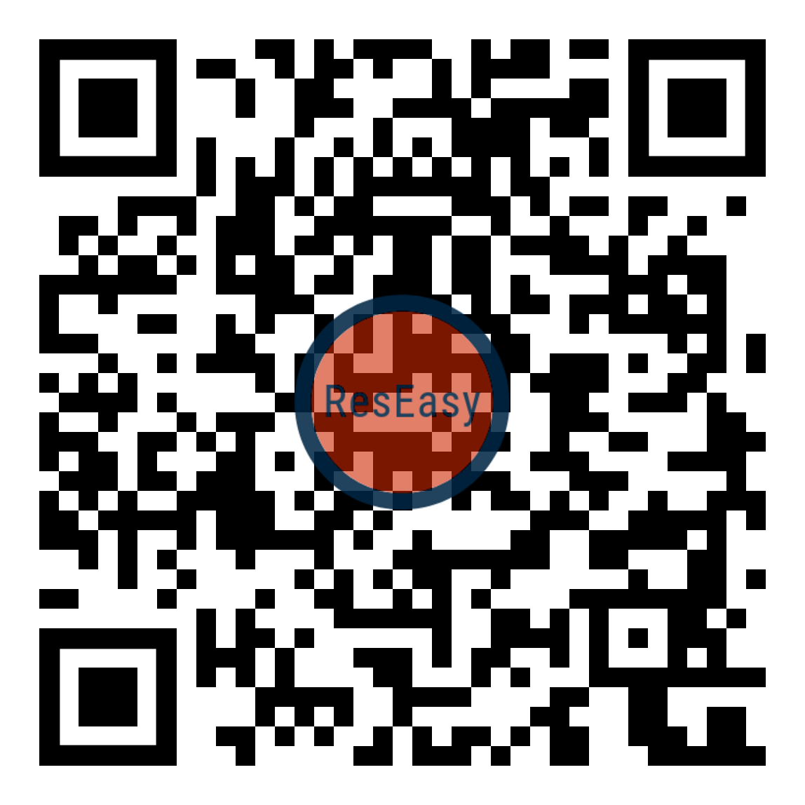 ResEasy waitlist QR code