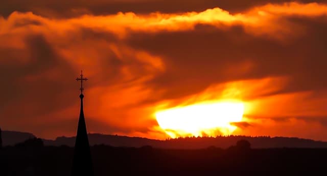 Amazing Sunset in Koblenz