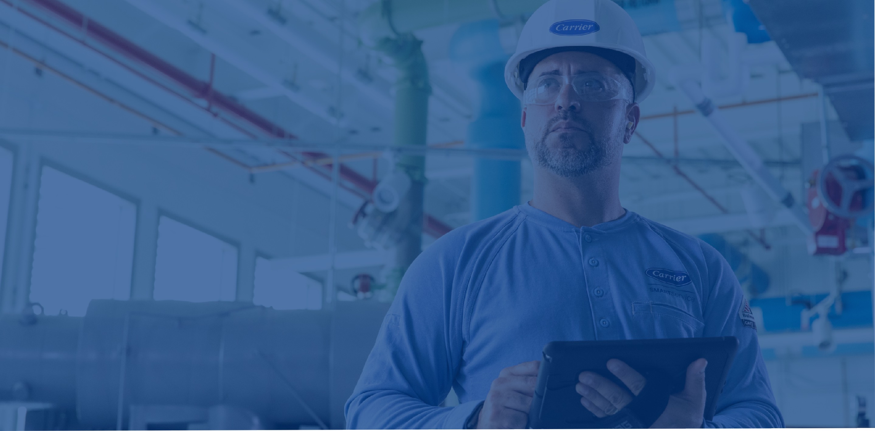 An Unstoppable Edge - Carrier employee in factory.