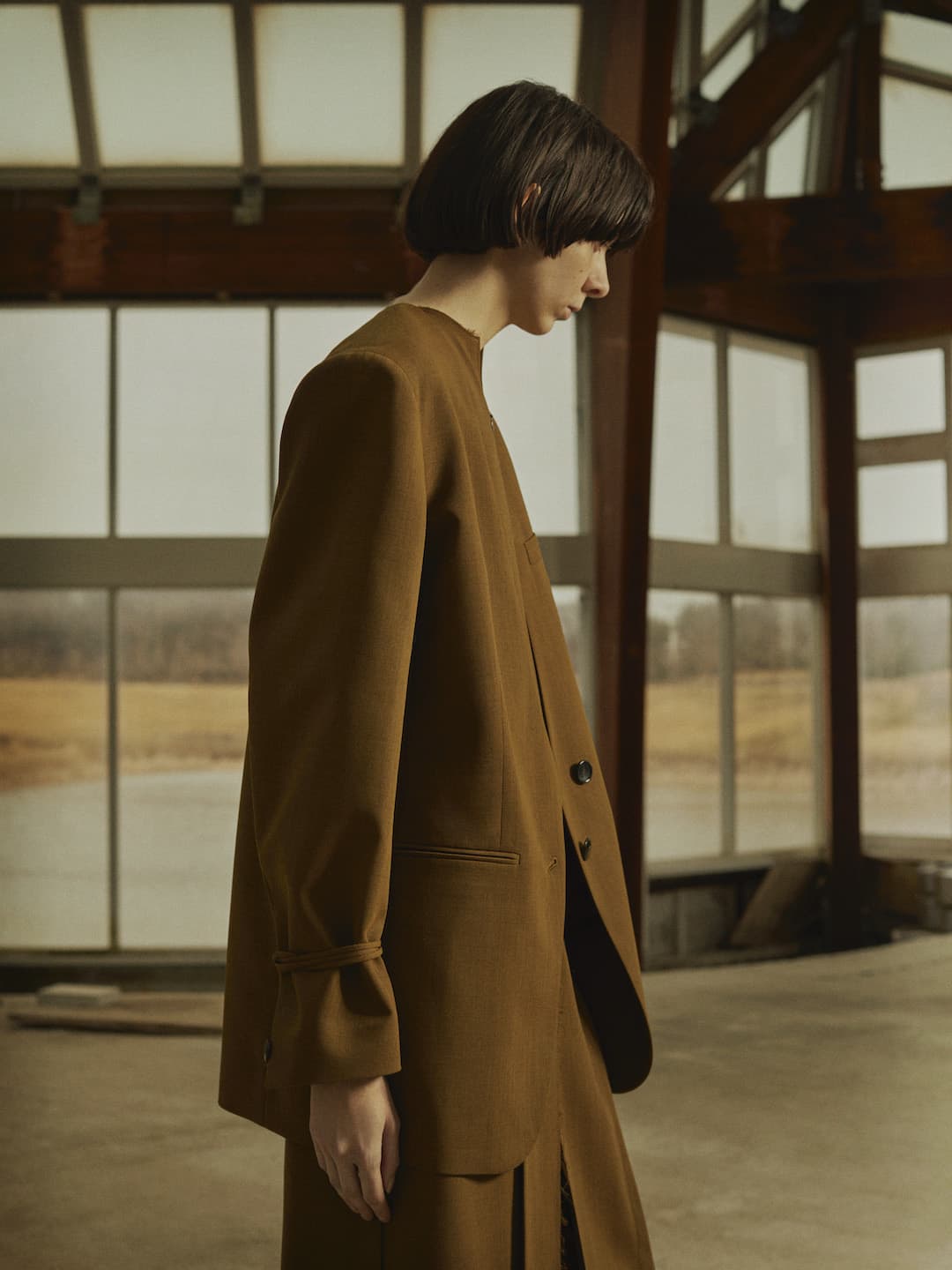 IRENE 21AW Attached Coller Jacket | chidori.co