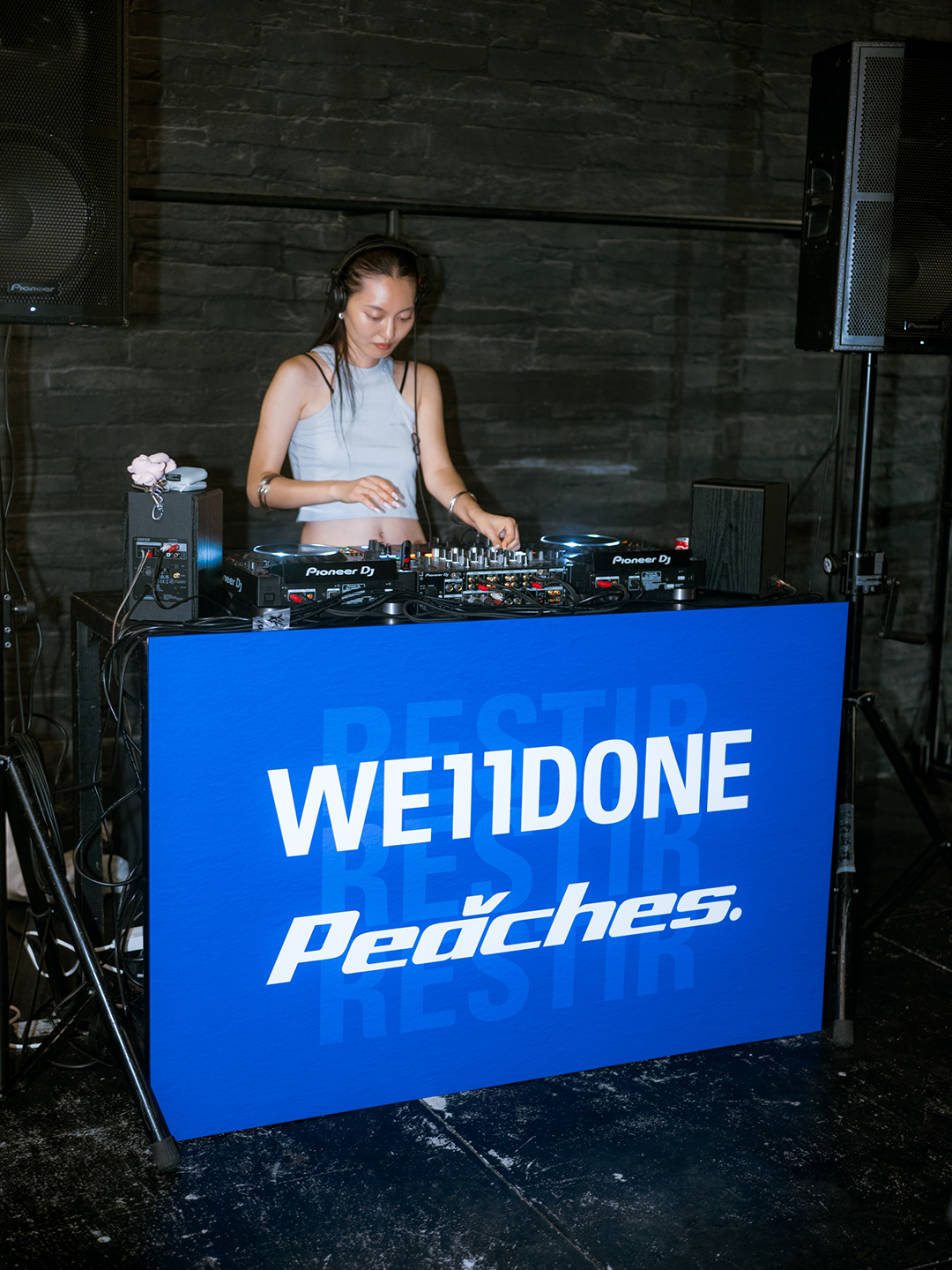 WE11DONE | Peaches POP-UP at RESTIR