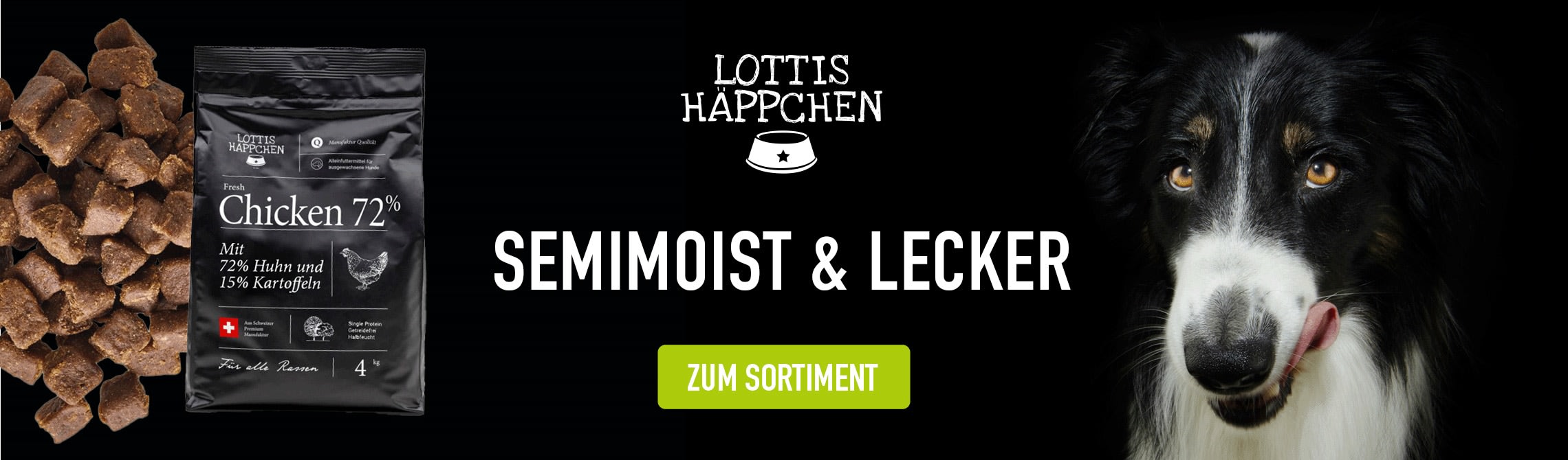 Lottis Häppchen Fresh semi moist Hundetrockenfutter