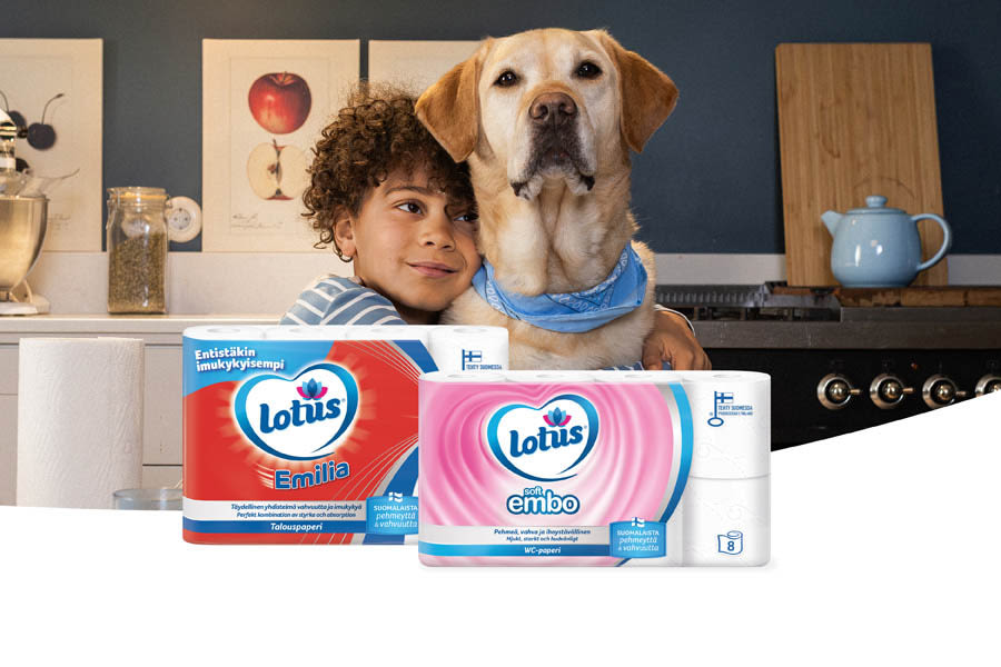 Lotus-pehmopaperit jouluksi