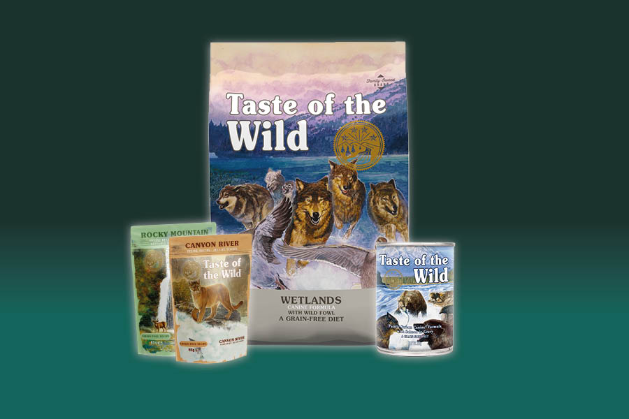 Löydä Taste of the Wild -lemmikkiruoat