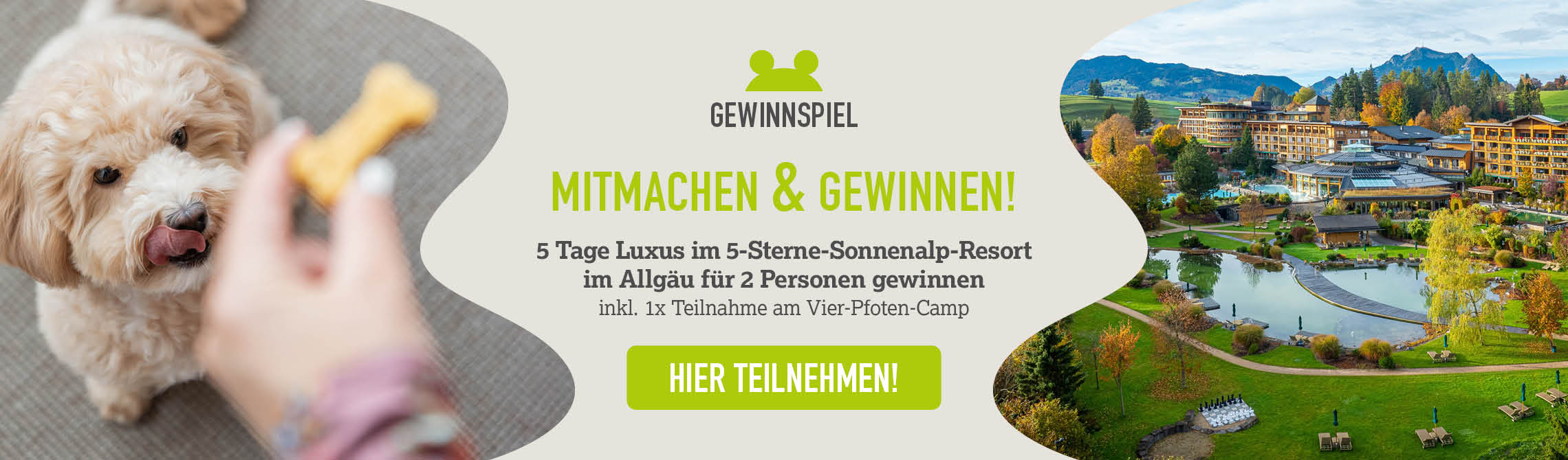 Gewinnspiel 5 Tage im 5-Sterne-Resort Sonnenalp. Hotelanlage