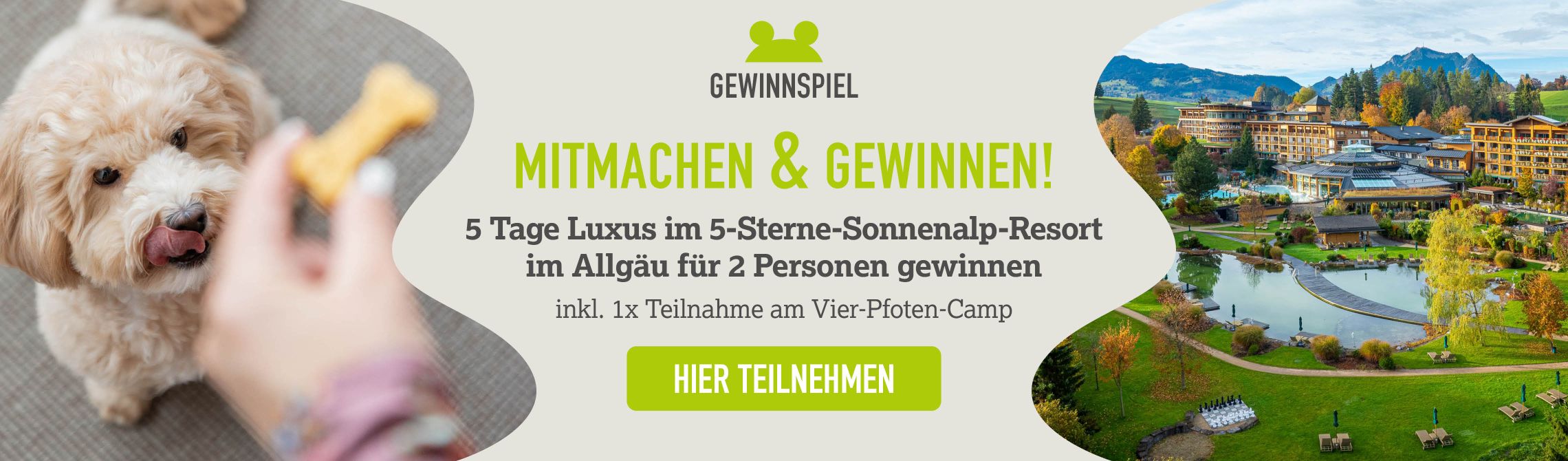 Gewinnspiel 5 Tage im 5-Sterne-Resort Sonnenalp. Hotelanlage