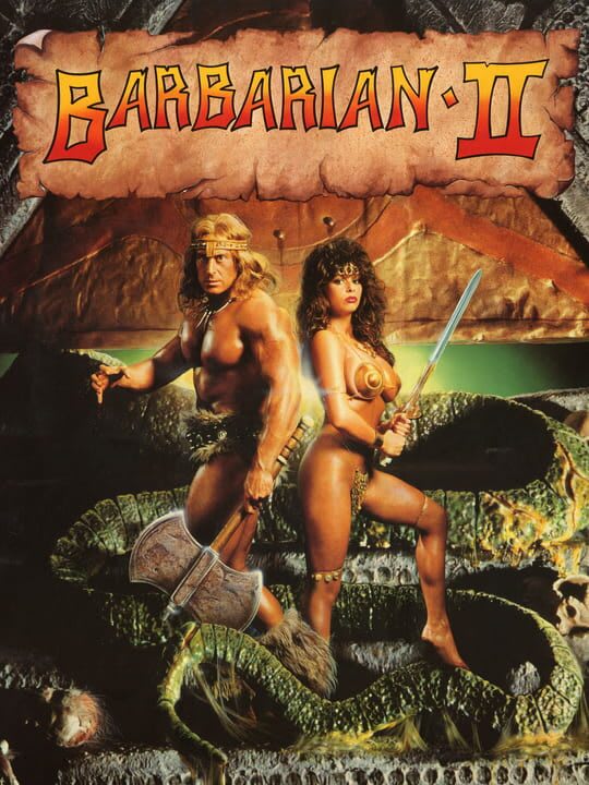 Barbarian II: The Dungeon of Drax cover art (ZX Spectrum, 1988)