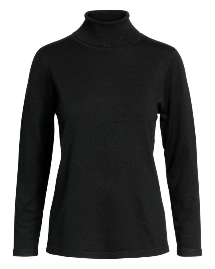 a black turtleneck sweater on a mannequin