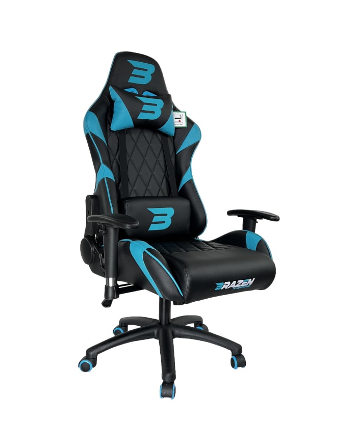 BraZen Venom Esports Elite PC Gaming Chair Blue EnableAll