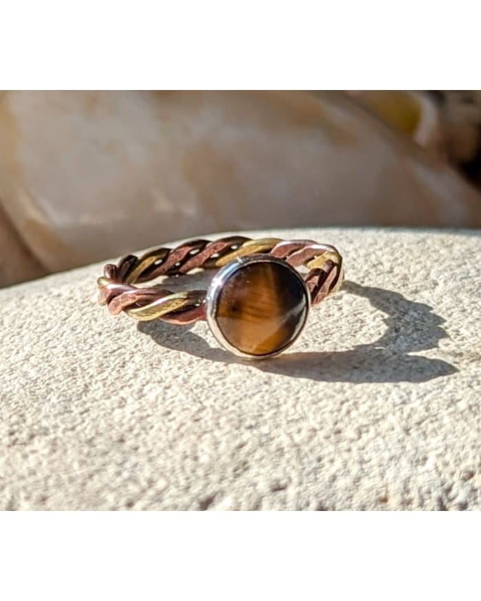 a ring with a stone in the middle