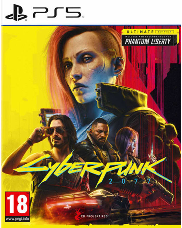 a video game cover with a woman and a group of people