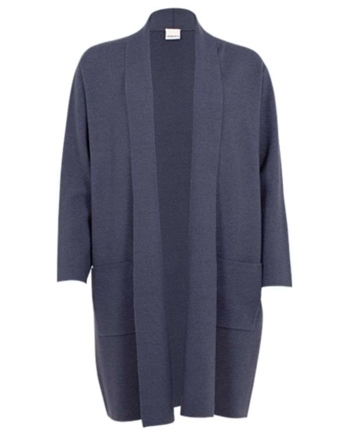 a long cardigan with a long sleeve