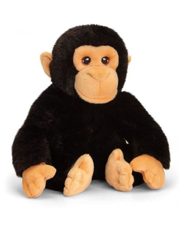 a stuffed animal monkey on a white background