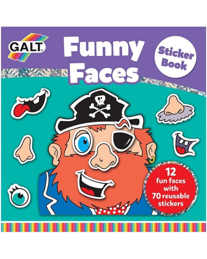 a sticker book with a cartoon character