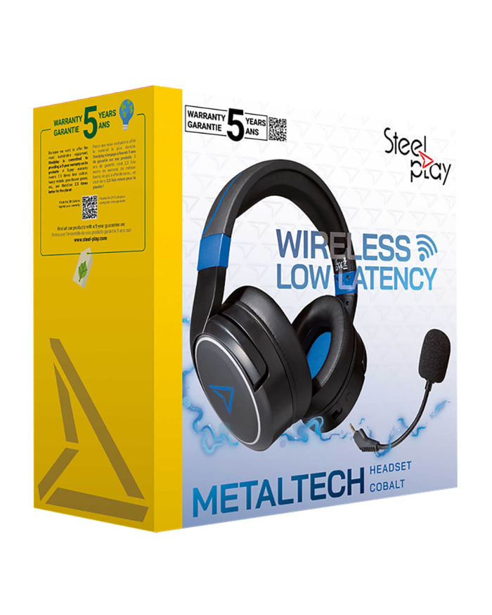 LEXIP SteelPlay MetalTech Wireless Low Latency Headset Cobalt EnableAll