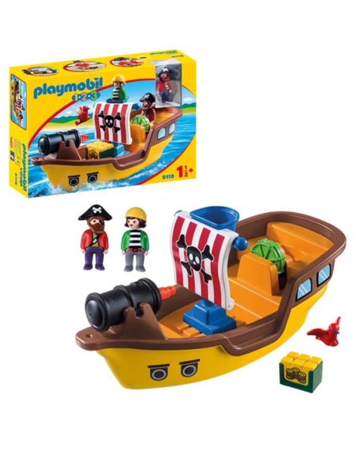 Playmobil 123 pirate ship sales
